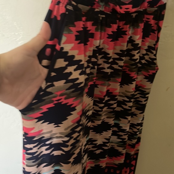 Strapless Maxi Dress with pockets - Picture 3 of 5